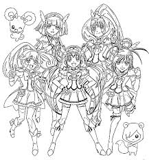 Glitter Force Coloriage Fille A Imprimer Coloriage Coloriage Fille