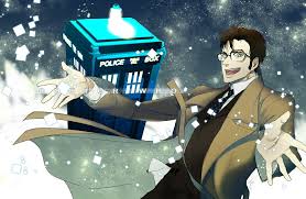 Doctor Who In Anime Anime Doctor Who Fan Art Sherlock Doctor Who
