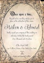 Disney Wedding Invitations Once Upon A Time Fairytale Wedding Invitations Storybook Wedding Story Book Wedding Invitations