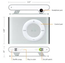 Amazon Com Apple Ipod Shuffle 1 Gb Metal 2nd Generation Discontinued By Manufacturer Home Audio Theater