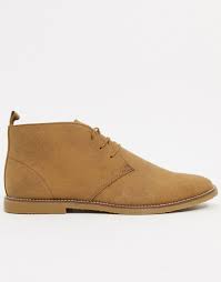 Topman Chukka Boots In Beige Natural For Men Lyst