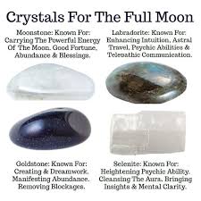 Crystals For The Full Moon Moonstone Smoky Quartz Citrine Etsy In 2020 Crystal Identification Cleansing Crystals Stones And Crystals