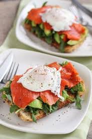 Smoked Salmon Avocado Open Faced Egg Sandwich Recipes Food Healthy Recipes
