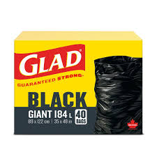 Use the interactive glad trash bag selector below to find the perfect bag for. Glad 184 L Black Garbage Bags Giant 40 Trash Bags The Home Depot Canada