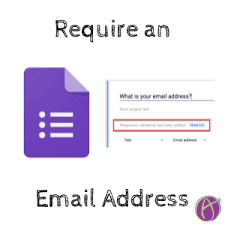 Coming up with a great email address idea can be quite difficult at times. Google Forms Require A Valid Email Address Teacher Tech