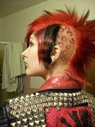 Pin By The Velveteen Jackalope On Luxurious Locks Colours Punk Hair Punk Girl Punk Rock Girls