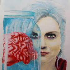 Izombie drawing by Mariana Cortes