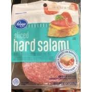 Salami genoa and salami milano are very similar and they both incorporate different proportions of raw materials. Kroger Hard Salami Sliced Calories Nutrition Analysis More Fooducate