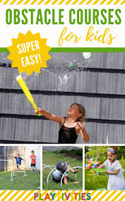Looks like a blast for the kids. 25 Easiest Low Prep Obstacle Courses For Kids Playtivities