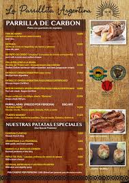 Restaurante Argentino Valencia La Parrillita Argentina Carta Recetas De Comida Menu De Comidas Verduras A La Parrilla