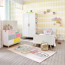 Tapis Enfant Marelle En Coton Rose 120 X 180 Cm Maisons Du Monde Lit Enfant Maison Chambre Fille Maison Du Monde Deco Chambre Enfant