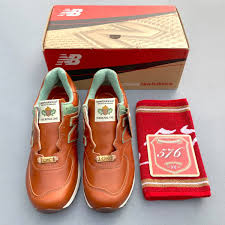 The Royal Oak English Pub Pack New Balance M576TRO UK製 US8.5 26.5cm Brown  ブラウン オールレザー NB スニーカー Made In England - メンズシューズ