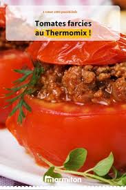 Tomates Farcies Au Thermomix Recette Recette Tomates Farcies Recettes De Cuisine Tomates Farcies