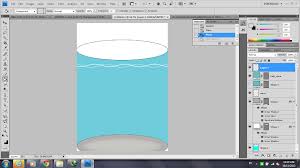 This curve follows the bottom half of the ellipse that started the bucket. How Can I Draw A Water Wave In Photoshop Graphic Design Stack Exchange