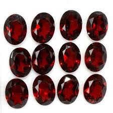 5 Pieces Lot 7x9mm Red Garnet Faceted Oval Loose Gemstone Aaa Quality Faceted Red Garnet Oval Gemstone Red Colour Gemstone Wholesale Lot In 2020 Loose Gemstones Red Garnet Garnet