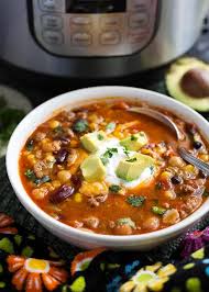 Dump it into your crock pot, set it and forget it! Instant Pot Taco Soup Simply Happy Foodie