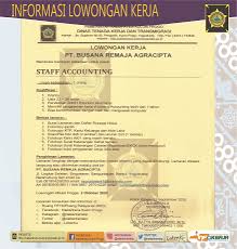 Check spelling or type a new query. Disnakertrans Lowongan Staff Accounting Di Pt Busana Remaja Agracipta Banguntapan