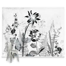 papier peint panoramique couture flower press muur tekening fotobehang behang