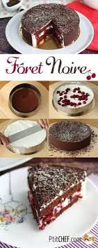 Foret Noire La Recette Expliquee En Details Recette Ptitchef Recette Recette Gateaux Et Desserts Recette Dessert