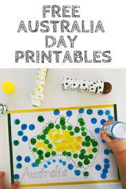 Free Australia Day Printables Australia Crafts Australia Day Craft Preschool Preschool Art Activities