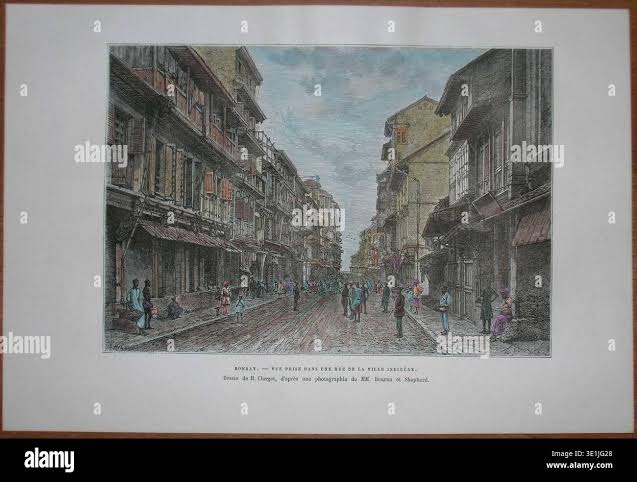 Bombay native town street scene hi-res stock photography and images - Alamy