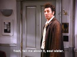The Scofflaw Yeah Tell Me About It Soul Sister Seinfeld Funny Seinfeld Curb Your Enthusiasm