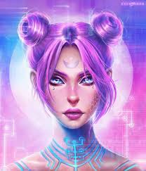 Cyber Girl By Evakosmos On Deviantart Anime Art Girl Girls Cartoon Art Girly Art