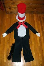 Cat In The Hat Costume Storybook Character Costumes Book Day Costumes Diy Costumes Kids