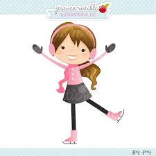 Pretty Pink Ice Skater Jw Illustrations Cartoon Grandma Illustration Character Illustration Copy the html from the code box figure skate clip art. pretty pink ice skater jw
