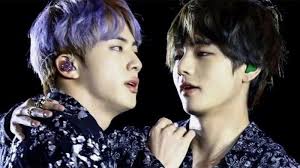 V and jin got into an argument about their choreography minutes before showtime. Respon Menggoda V Bts Saat Army Ungkap Kerinduan Pada Jin Fans Bayangkan Ekspresi Romantis Taehyung Tribunpontianak Co Id