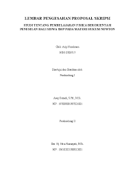 Maybe you would like to learn more about one of these? Doc Lembar Pengesahan Proposal Skripsi Arip Nurahman Academia Edu
