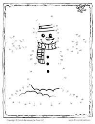 By connecting the dots, number by number, a picture forms before. Snowman Dot To Dot 400 Tim S Printables