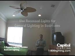 Master bedroom bedroom recessed lighting layout. 5 Biggest Lighting Mistakes Bedroom Lighting Youtube