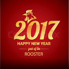 The rooster is 10th among the 12 animals in the chinese zodiac cycle. Happy Chinese New Year 2017 With Stock Vector Colourbox