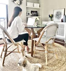 Rattan furniture (213 shipments) rattanware (177 shipments) woodenware (176 shipments) palecek imports (404 orders) serena lily (181 orders) ardmore home design llc (63 orders) Serena Lily Riviera Dining Chairs Backless Counter Stools Review What Jess Wore