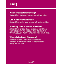 1.00 x 3.88 x 5.88 inches. Zoguard Plus Flea Tick Treatment For Cats 3 Pack Ellington Agway