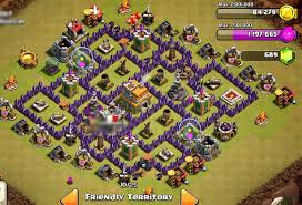 Coc Base War Th 7 Anti Dragon Naga Terkuat Menggunakan Air Sweaper