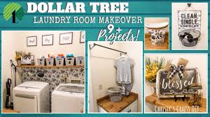Dollar Tree Laundry Room Makeover 9 Diy Projects Youtube In 2020 Laundry Room Decor Diy Laundry Room Makeover Laundry Room Decor