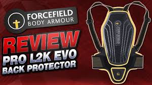 Forcefield Pro L2k Evo Back Protector Sportbike Track Gear