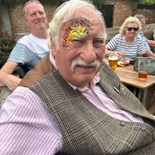 Golf cart parade for 90th birthday party