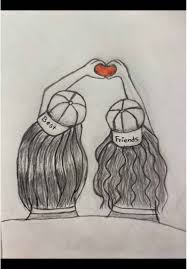 desenho para colorir de melhores amigas tumblr