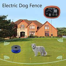 Realhunlee wireless electric dog fence system. 2 Dog Electric Fence System In Ground Diy Containment With 650 Ft Wire Receiver Send Beeps And Shock Correction Dog Fence Electric Fence Wireless Dog Fence