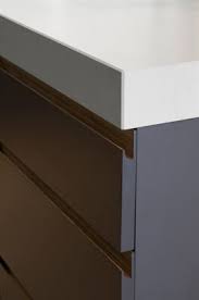 Caesarstone Fresh Concrete Kitchen Design Small Handleless Cabinets Kitchen Design