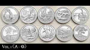 1 cent or $0.01), 5¢, 10¢, 25¢, 50¢, and $1.00. United States Mint S America The Beautiful Quarter Dollar Set Series Vol 1 A G Youtube