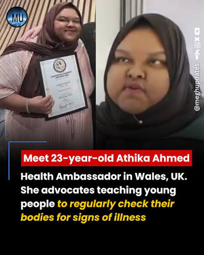 Meet 23-year-old Athika Ahmed, a Health Ambassador in Wales, UK.