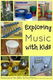 Diy Instruments For Exploring Music With Kids Preschool Music Teaching Music Diy Instruments