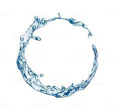 Water Splash Close Up On A White Background Stock Images Free Circle Splash