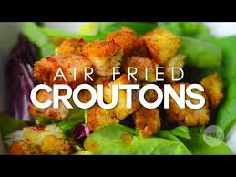 Ingredients 6 Slices Texas Toast Or Any Bread Cubed 1 4 Cup Olive Oil 1 2 Tbsp Salt 1 2 Tbsp Black Pep Croutons Croutons Homemade Air Fryer Recipes