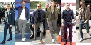 The ryan reynolds haircut resembles the deadpool haircut, first introduced by ryan, which are typically long on both the sides, and short on the top, which may be called the ivy league or the crew cut, but, with faded sides adding to the style. Ryan Reynolds Fashion Outfits Ryan Reynolds Best Style