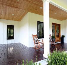 Five Porch Flooring Options In 2020 With Images Farmhouse Exterior House With Porch Porch Flooring